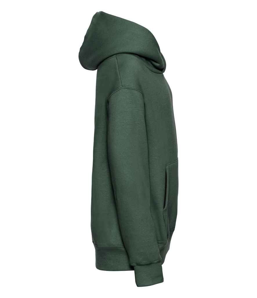 Russell Schoolgear Kids Hooded Sweatshirt | Bottle Green - Image 3