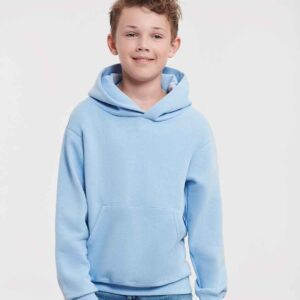 Russell Schoolgear Kids Hooded Sweatshirt | Sky Blue