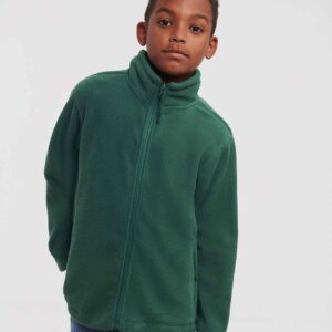 Russell Schoolgear Kids Outdoor Fleece Jacket | Bottle Green