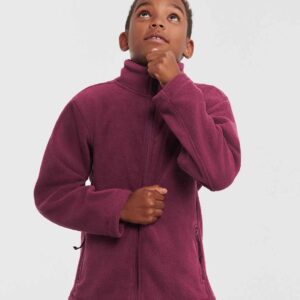 Russell Schoolgear Kids Outdoor Fleece Jacket | Burgundy