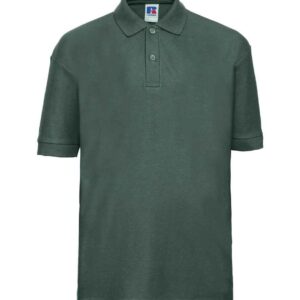 Russell Schoolgear Kids Poly/Cotton Piqué Polo Shirt | Bottle Green
