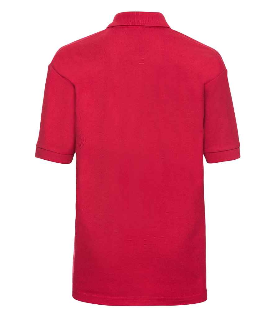 Russell Schoolgear Kids Poly/Cotton Piqué Polo Shirt | Classic Red - Image 2