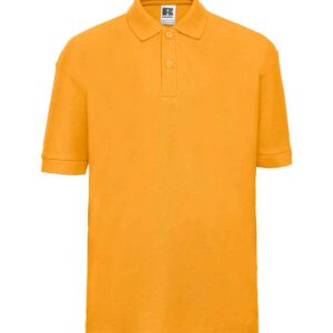 Russell Schoolgear Kids Poly/Cotton Piqué Polo Shirt | Gold