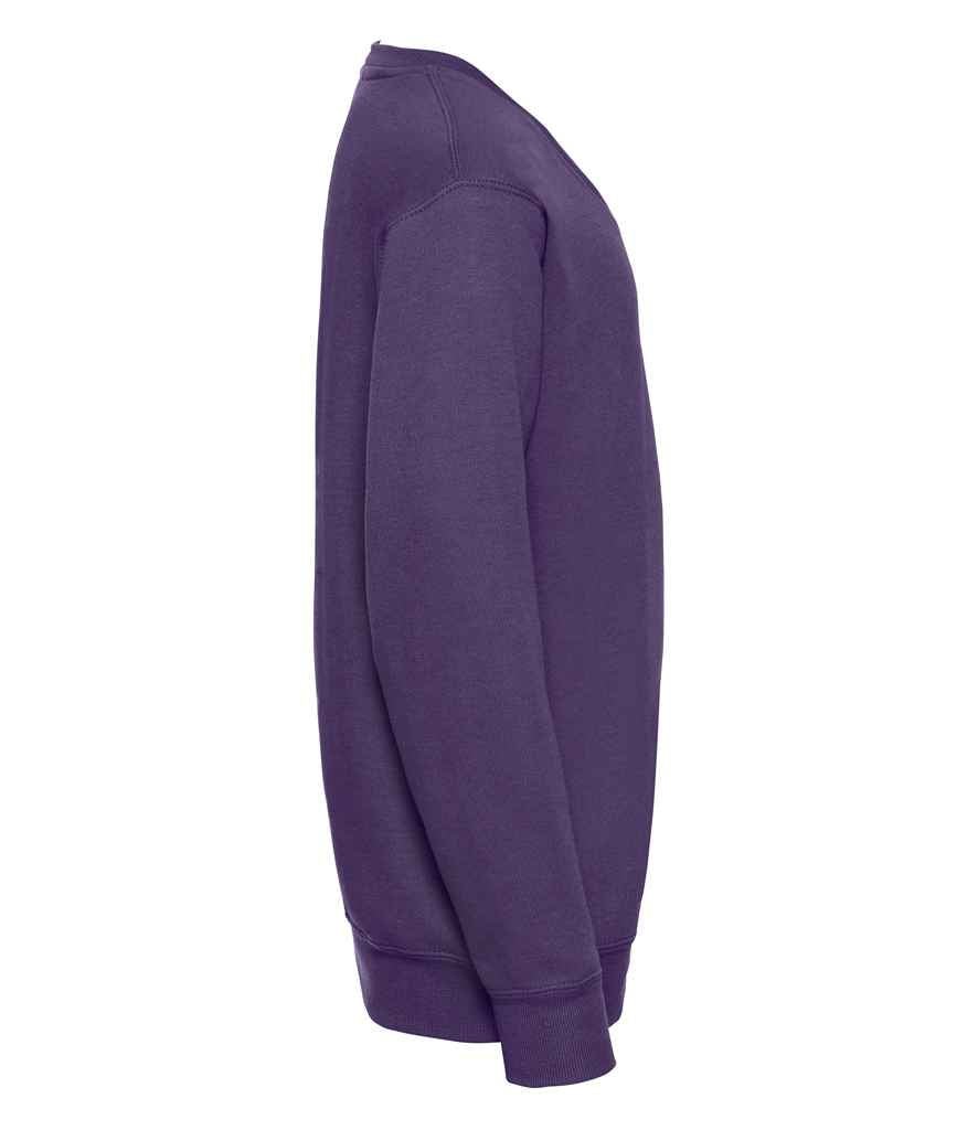 Russell Schoolgear Kids V Neck Sweatshirt | Purple - Image 4