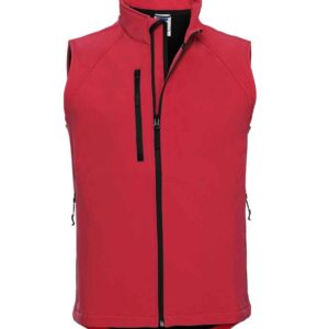 Russell Soft Shell Gilet | Classic Red