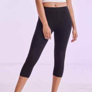 SF Ladies 3/4 Leggings | Black
