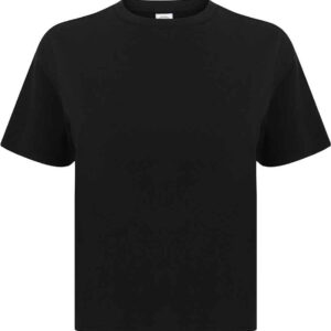 SF Ladies Cropped Boxy T-Shirt | Black