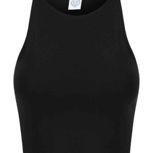 SF Ladies Cropped Top | Black