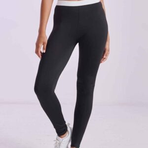 SF Ladies Fashion Leggings | Black/White