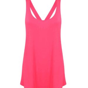 SF Ladies Fashion Workout Vest | Neon Pink