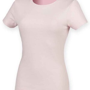 SF Ladies Feel Good Stretch T-Shirt | Baby Pink