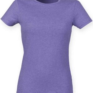 SF Ladies Feel Good Stretch T-Shirt | Heather Purple