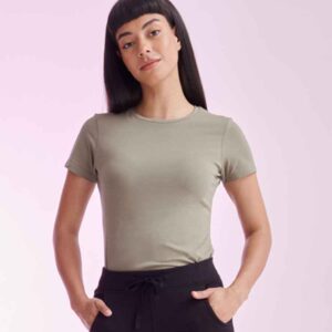 SF Ladies Feel Good Stretch T-Shirt | Khaki