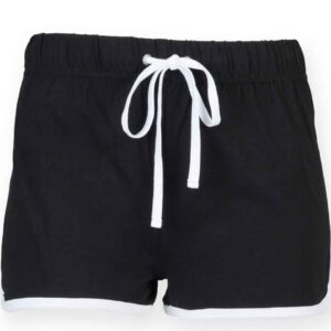SF Ladies Retro Shorts | Black/White