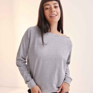 SF Ladies Slounge Sweatshirt | Heather Grey
