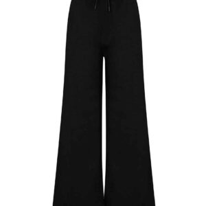 SF Ladies Sustainable Wide Leg Joggers | Black