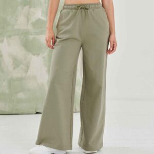 SF Ladies Sustainable Wide Leg Joggers | Khaki