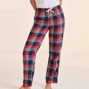 SF Ladies Tartan Lounge Pants | Red/Navy