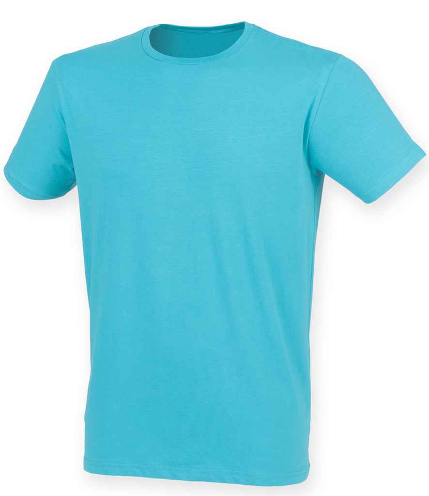 SF Men Feel Good Stretch T-Shirt | Surf Blue - Image 2