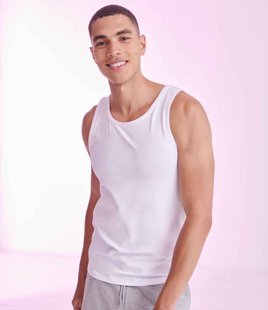 SF Men Feel Good Stretch Vest | White