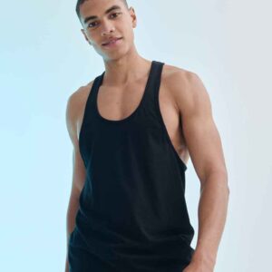 SF Men Muscle Vest | Black