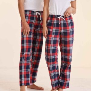 SF Men Tartan Lounge Pants | Navy/Green
