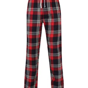 SF Men Tartan Lounge Pants | Red/Navy