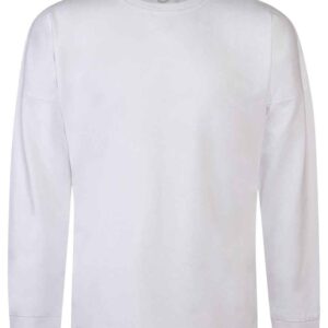 SF Minni Kids Drop Shoulder Slogan Top | White