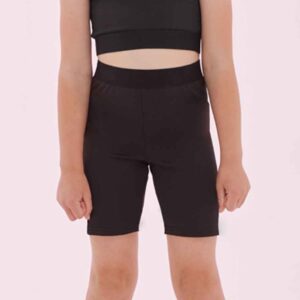 SF Minni Kids Fashion Cycling Shorts | Black/Black