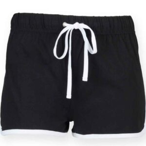 SF Minni Kids Retro Shorts | Black/White