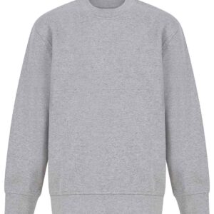 SF Minni Kids Sustainable Curved Hem Sweatshirt | Heather Grey