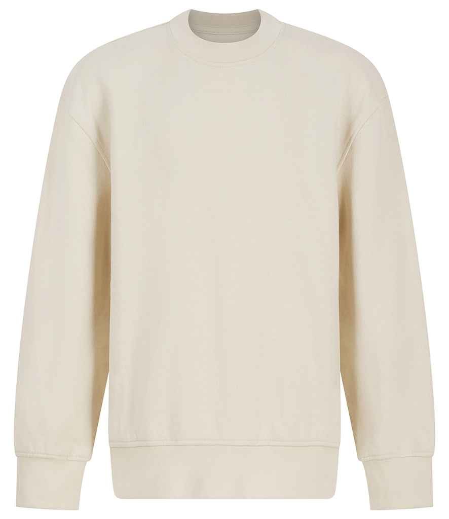 SF Minni Kids Sustainable Curved Hem Sweatshirt | Light stone - Image 2