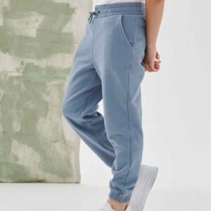 SF Minni Kids Sustainable Fashion Cuffed Joggers | Stone Blue