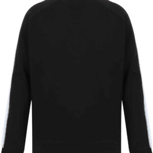 SF Unisex Contrast Raglan Sweatshirt | Black/White