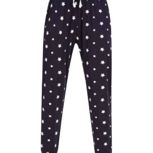SF Unisex Cuffed Lounge Pants | Navy/White Stars