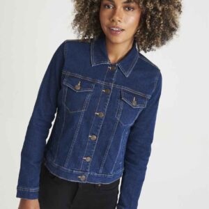 So Denim Ladies Olivia Denim Jacket | Dark Blue Wash