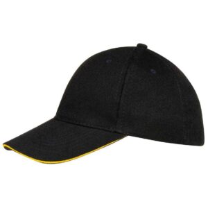 SOL'S Buffalo Cap | Black/Yellow