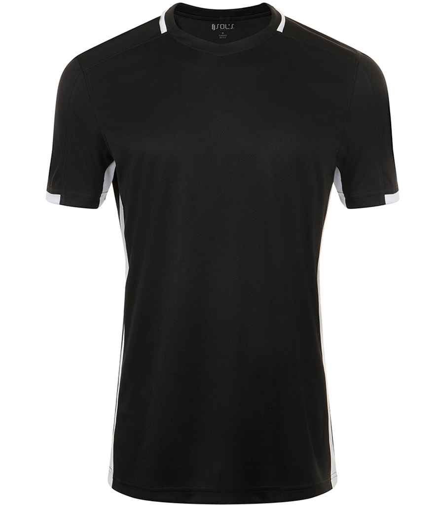 SOL'S Classico Contrast T-Shirt | Black/White