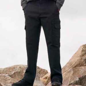 SOL'S Docker Stretch Cargo Trousers | Black