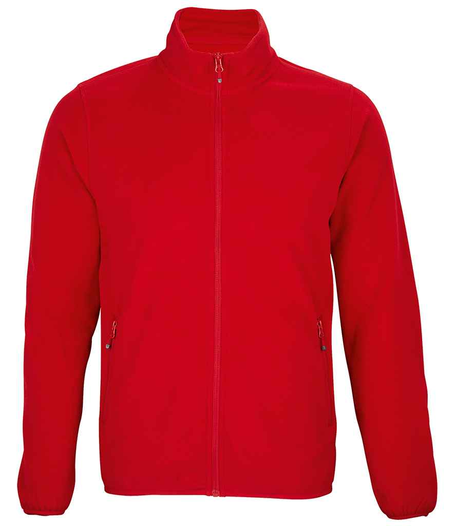 SOL'S Factor Recycled Micro Fleece Jacket | Red