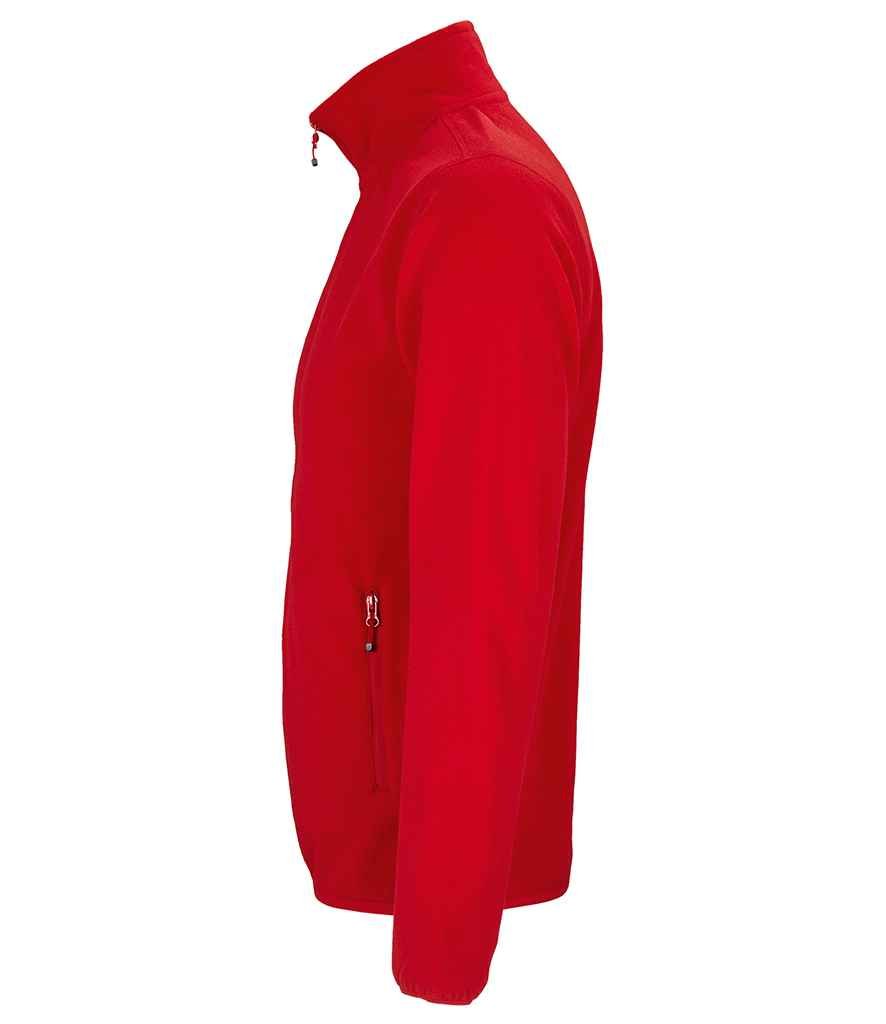 SOL'S Factor Recycled Micro Fleece Jacket | Red - Image 3