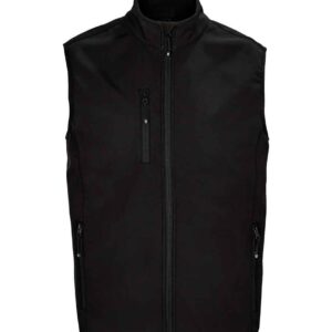 SOL'S Falcon Recycled Soft Shell Bodywarmer | Black