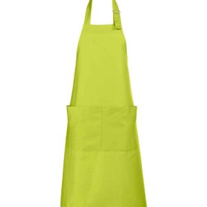 SOL'S Gala Long Bib Apron | Apple Green
