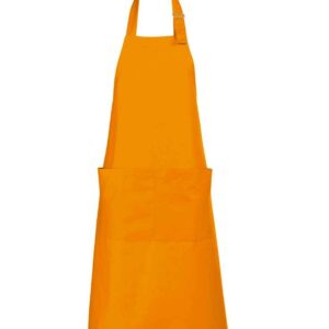 SOL'S Gala Long Bib Apron | Orange