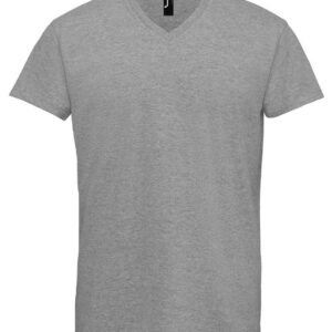 SOL'S Imperial V Neck T-Shirt | Grey Marl