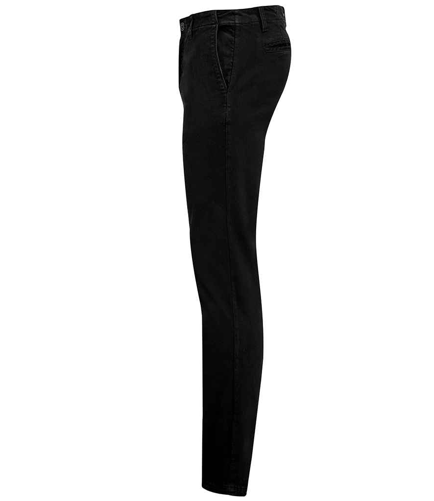 SOL'S Jules Chino Trousers | Black - Image 3