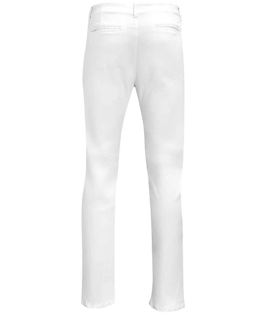 SOL'S Jules Chino Trousers | White - Image 2