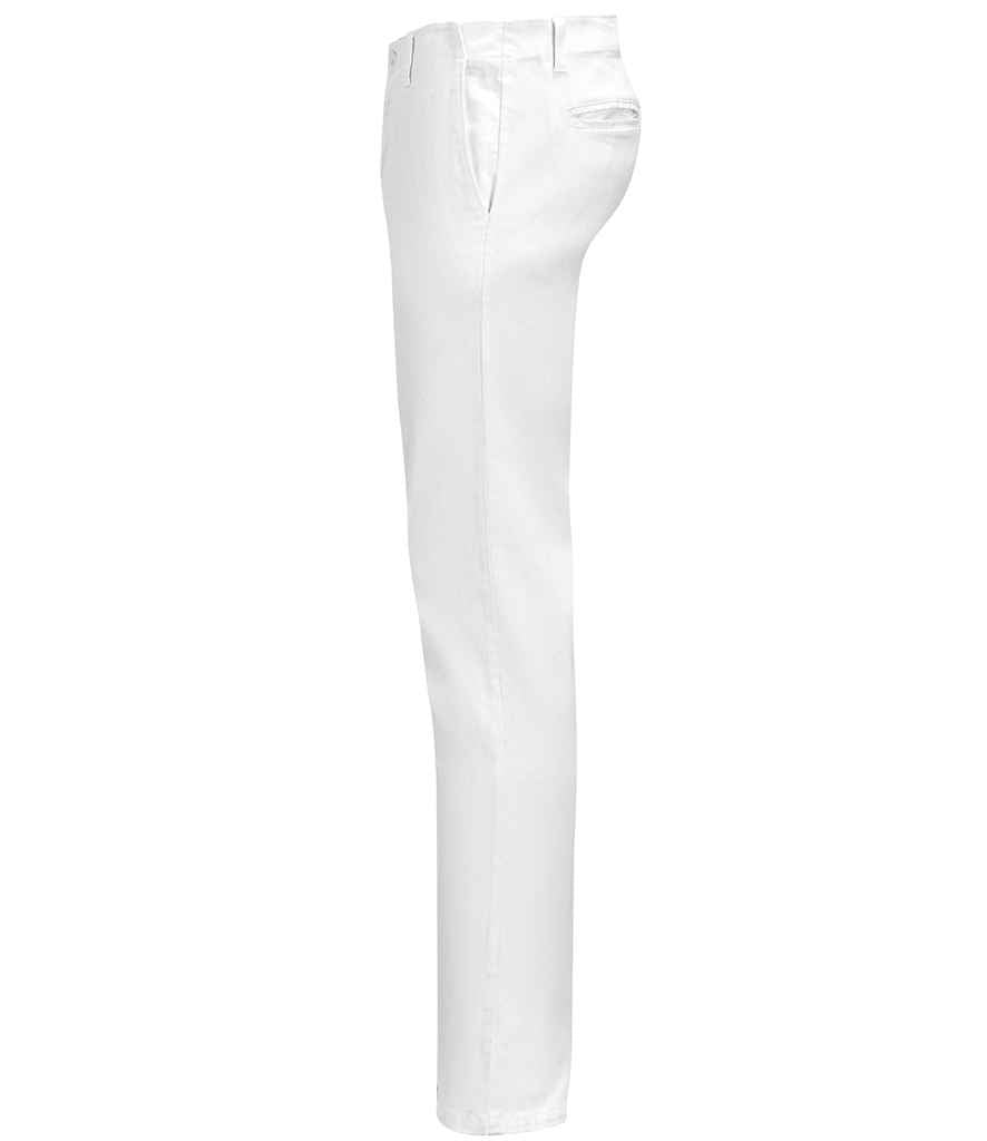SOL'S Jules Chino Trousers | White - Image 3