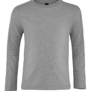 SOL'S Kids Imperial Long Sleeve T-Shirt | Grey Marl