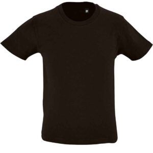 SOL'S Kids Milo Organic T-Shirt | Deep Black